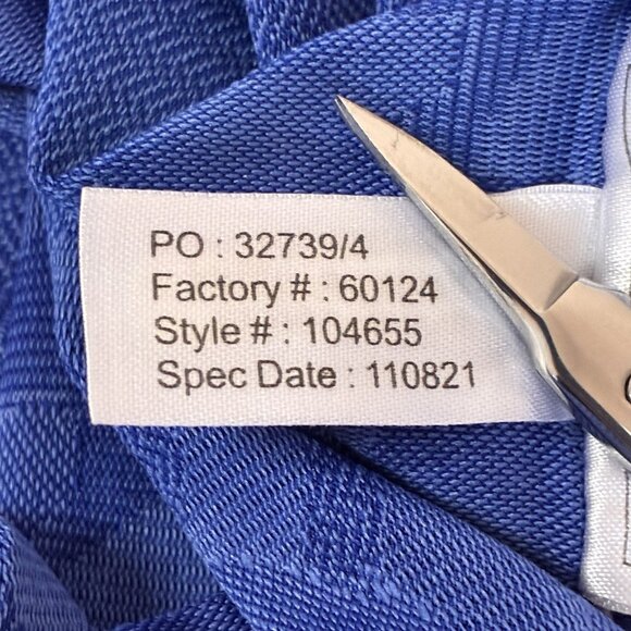 Antigua Air Force Pullover Mens 3XL Brigade Blue Camo Jacquard 1/4 Zip Logo - Picture 9 of 9